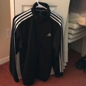 Black and White Adidas Jacket